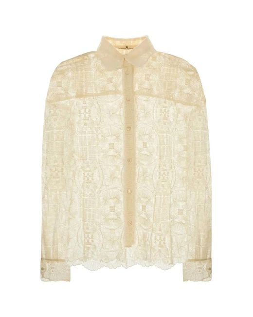 Ermanno Scervino Natural Camicia Pizzo