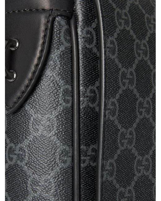 Gucci Black Polyurethane Polyamide Bag for men