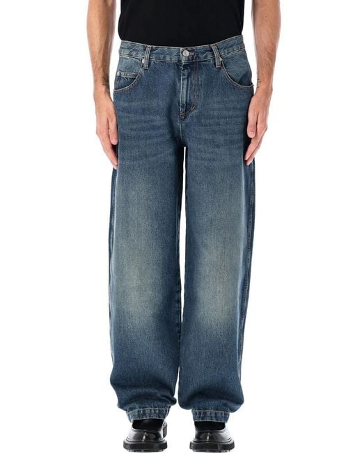 Isabel Marant Blue Marant Jorje Wide-Leg Denim Jeans for men