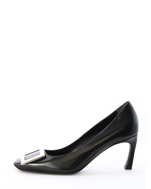 Roger Vivier Black Belle Vivier Trompette Pumps