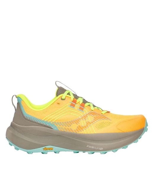 Saucony Yellow Xodus Ultra 4 for men