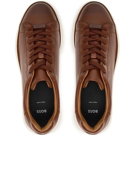 Boss Brown Sneakers for men
