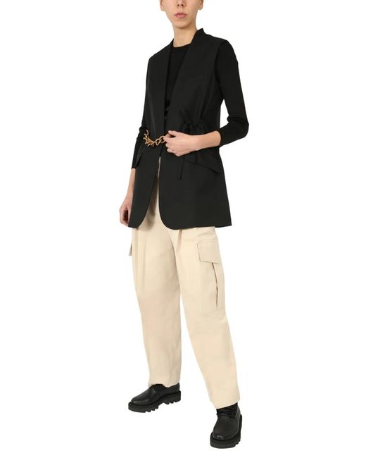 Givenchy Black Jacket Without Sleeves