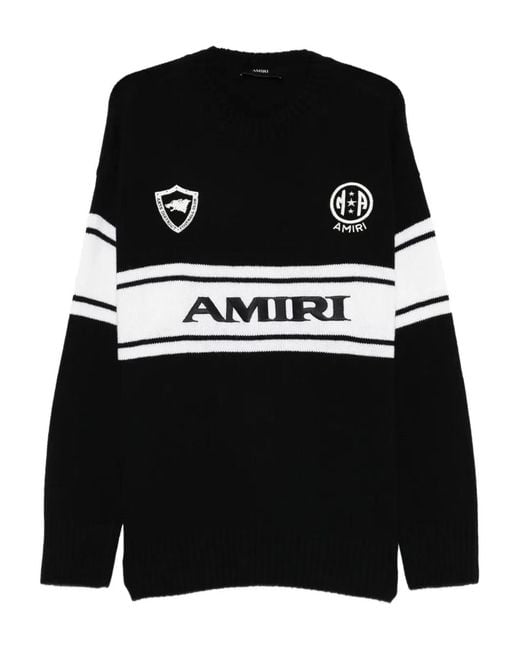 Amiri Black Sport Sweater for men
