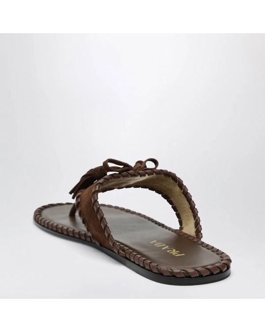 Prada Brown Flipflops