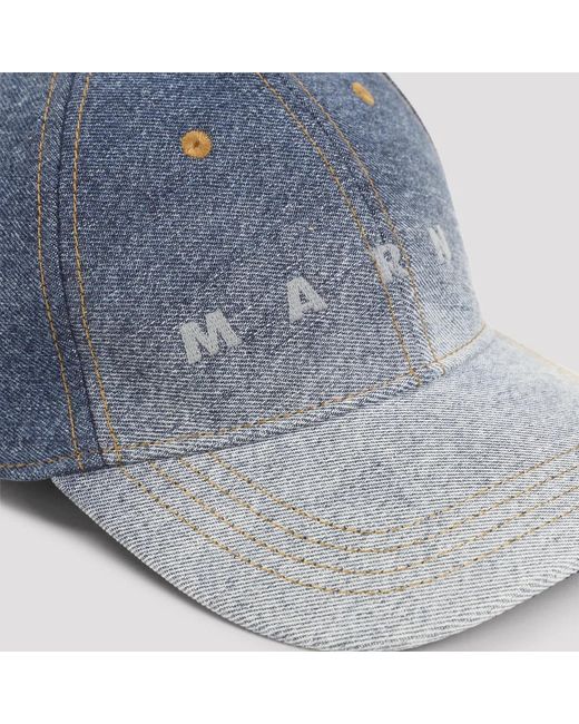 Marni Blue Hats for men