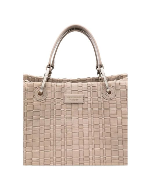 Emporio Armani Natural Myea Medium Shopping Bag
