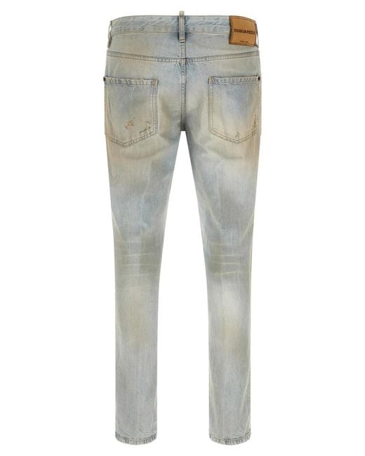 DSquared² Gray 'Teddy' Jeans for men