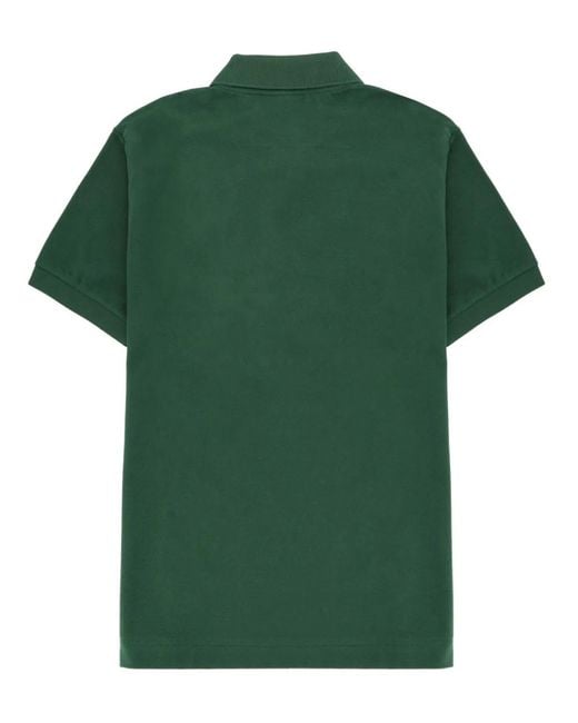 Lacoste Green Polo With Logo for men