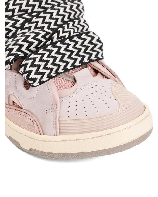 Lanvin Pink Curb Sneakers