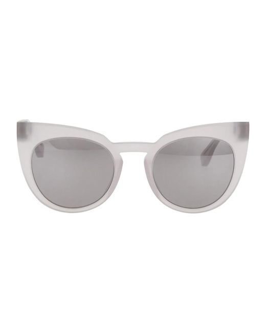 Mykita Gray Raw Coconut Water Warm Flash Acetate Sunglasses