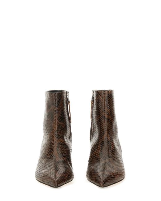 Aeyde Brown Nappa Leather Boot
