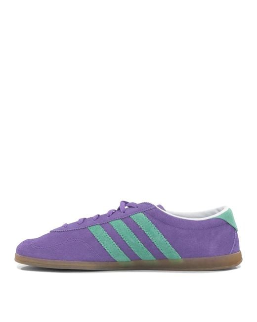 Adidas Originals Purple Gazelle Lo Pro Calf Suede Synthetic Leather Sneakers