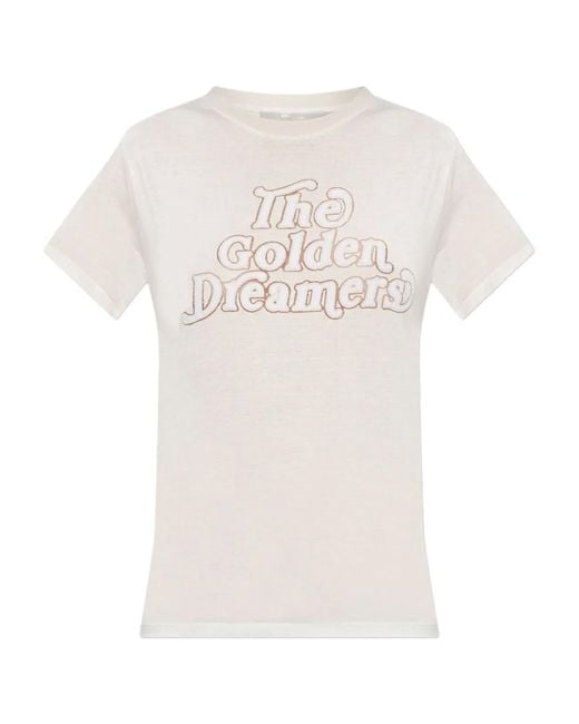 Golden Goose Deluxe Brand White Cotton T-Shirt