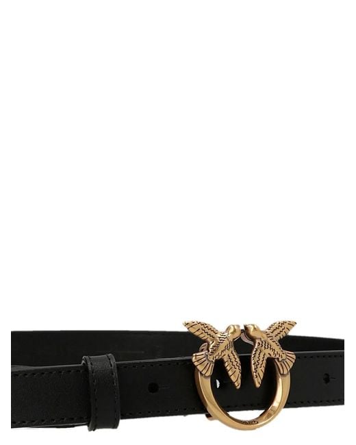 Pinko Black 'Love Berry' Belt