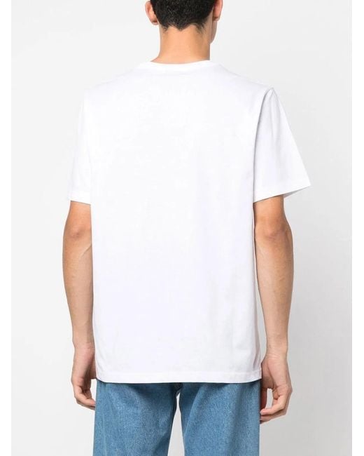 Paul Smith White Ps Paul Smith Regular Fit Tshirt for men