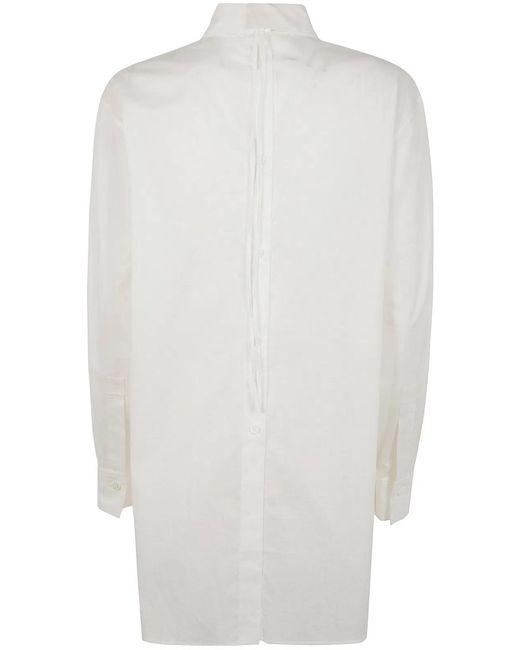 Y's Yohji Yamamoto White Ko-F/B Open B Shirt