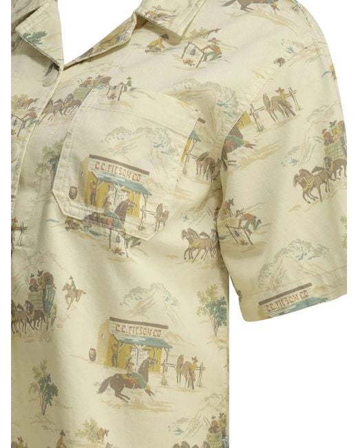 Filson White "Twill Camp" Casual Shirt