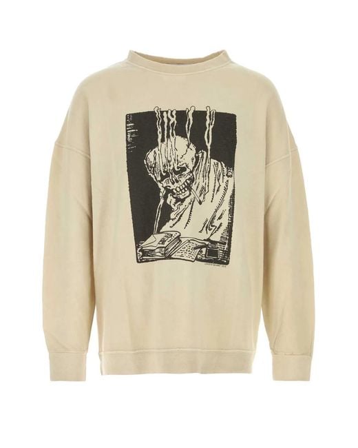 Our Legacy White Crew Neck Sweatshirt for men