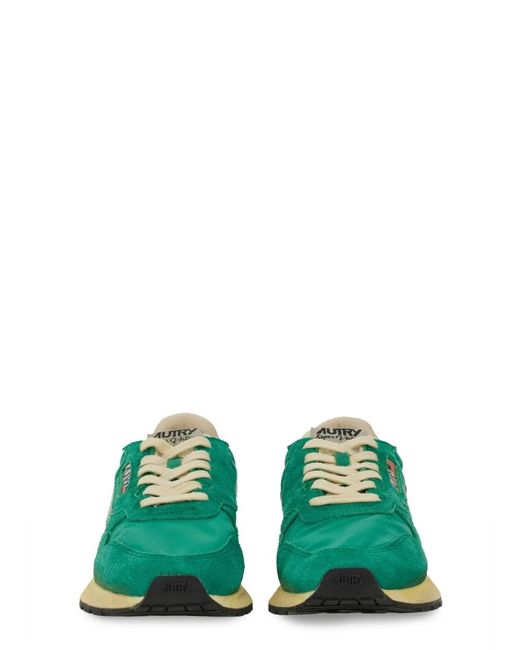 Autry Green Reelwind Supervintage Sneakers for men