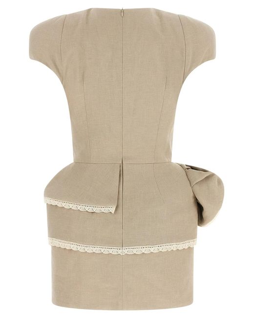 Magda Butrym Natural '52' Dress