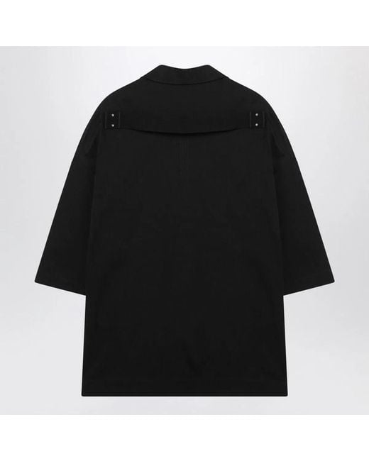 Rick Owens Black Shirt With Pockets for men