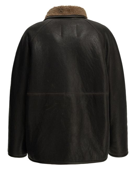Isabel Marant Black "Camber" Shearling Jacket