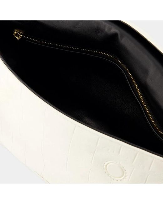 Jil Sander White Knot Sm Shoulder Bag