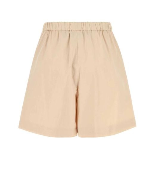 Fendi Natural Shorts Cotton Nylon