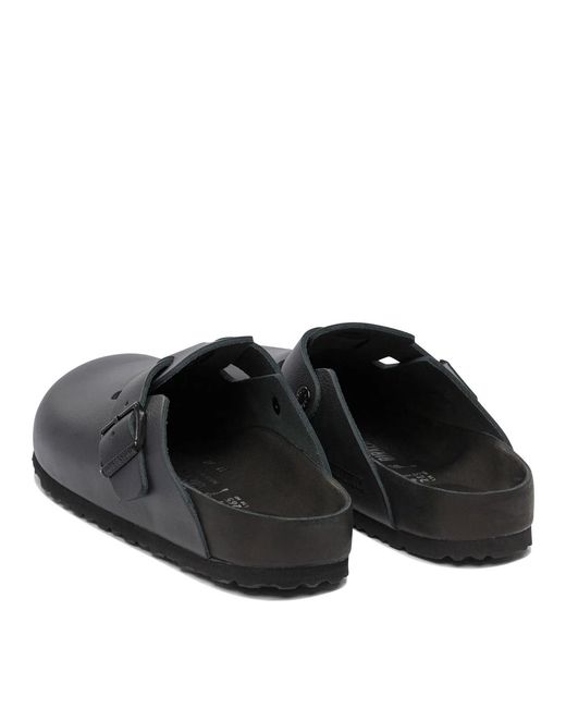 Birkenstock Gray "Boston" Sabot for men