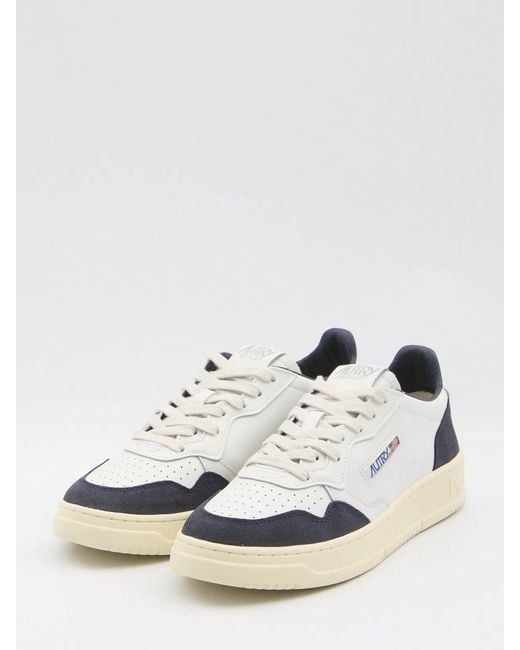Autry White Medalist Low for men