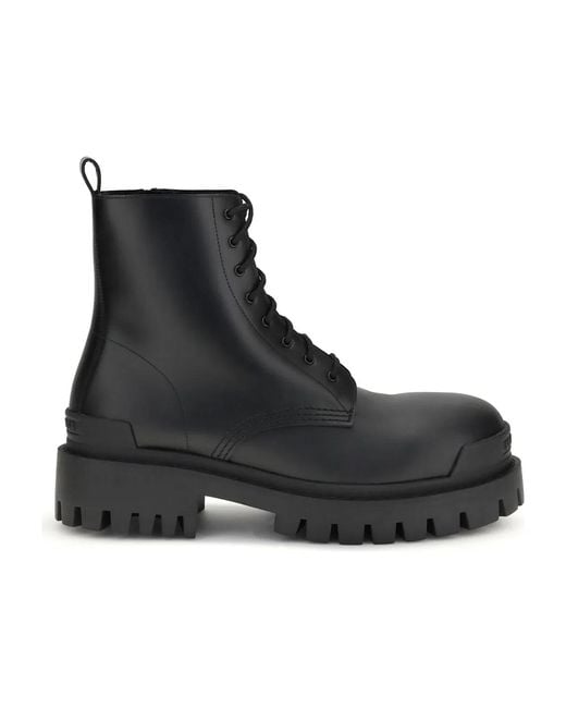 Balenciaga Black Calfskin Boots for men