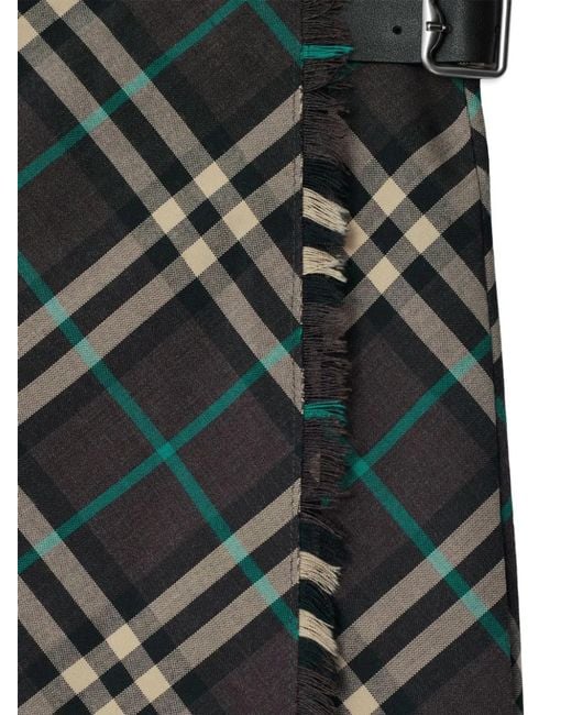 Burberry Multicolor Embroidered Polyester Blend Mini Skirt