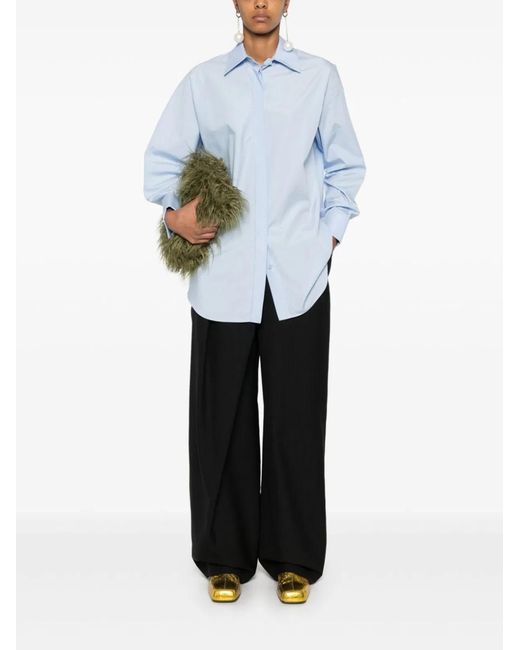 Loewe Blue Cotton Shirt