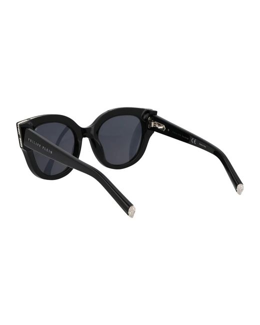 Philipp Plein Black Acetate Sunglasses