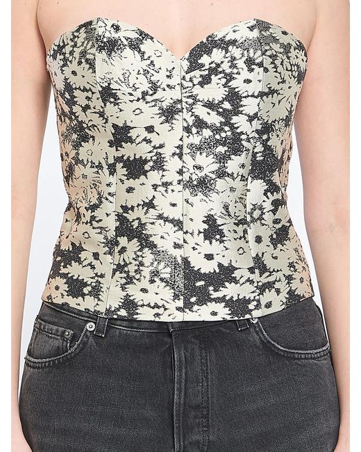 Stella McCartney Blue Bustier Top