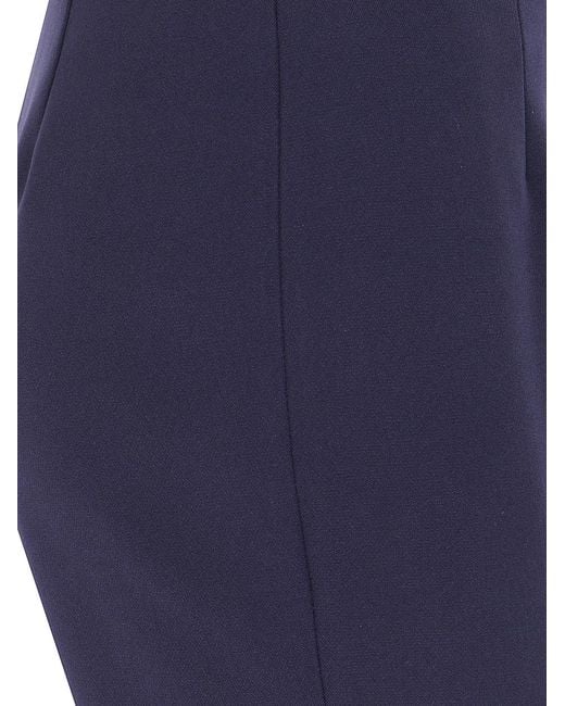 Peserico Blue Bistrech Compact Trousers