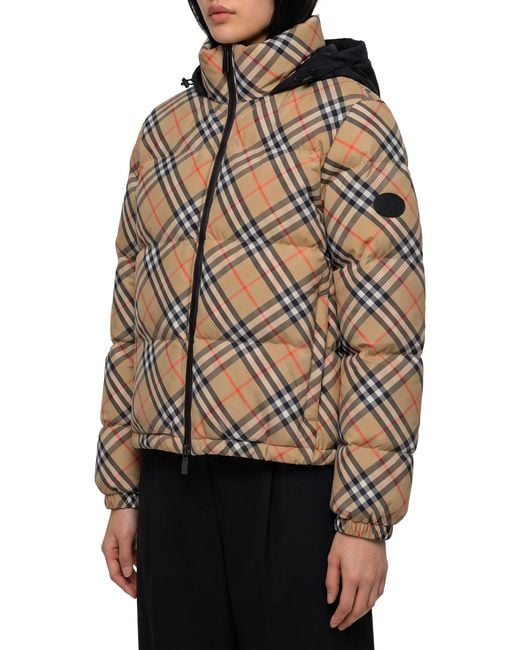 Burberry Black Ambleside Vintage Check Puffer Jacket