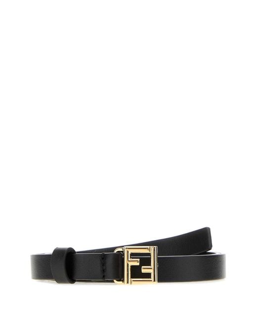 Fendi White Small Belt