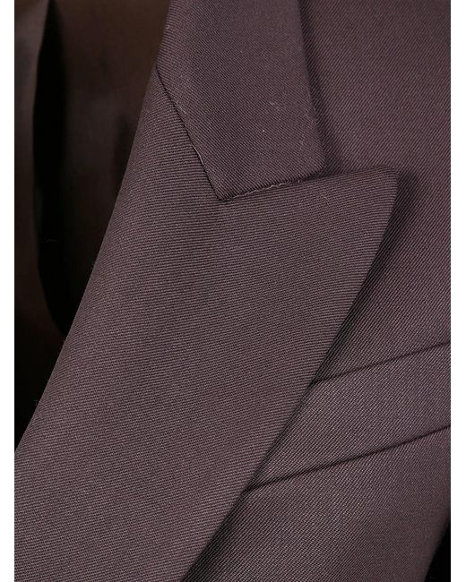 P.A.R.O.S.H. Brown Double Breasted Jacket