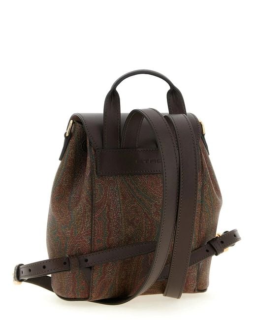 Etro Brown Essential' Small Backpack