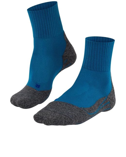 Falke Blue Tk2 Explore Cool Short Socks for men