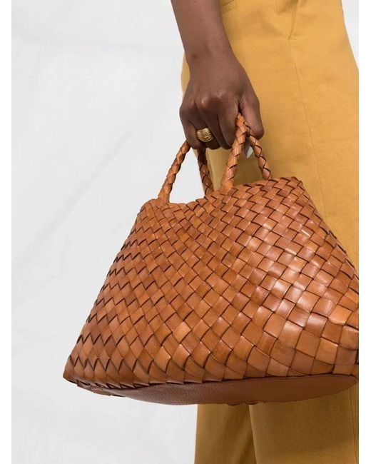 Dragon Diffusion Brown Santa Croce Small Bag