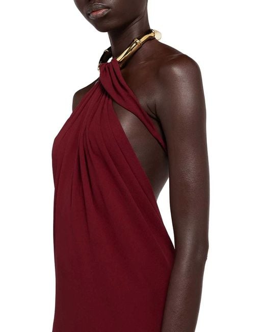 Gucci Red Silk Dress