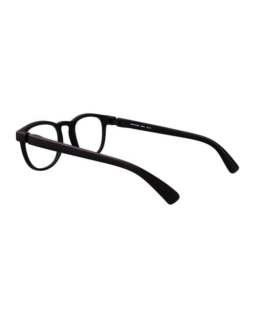 Mykita Black Md1 Pitch Steel Glasses