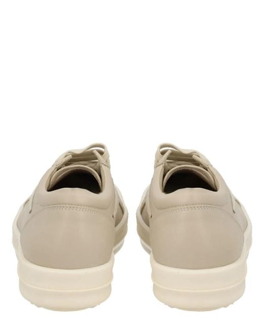 Rick Owens White "Vintage Sneaks" Sneaker