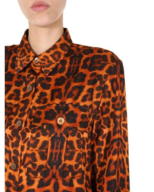Dries Van Noten Orange Caffy Shirt