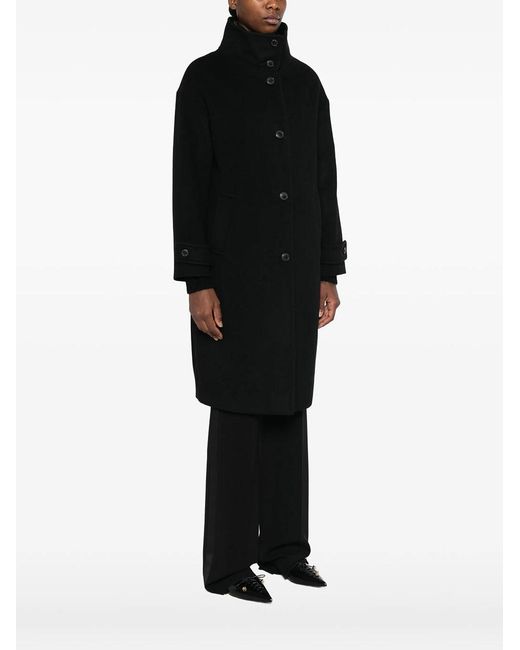 Herno Black Cappotto