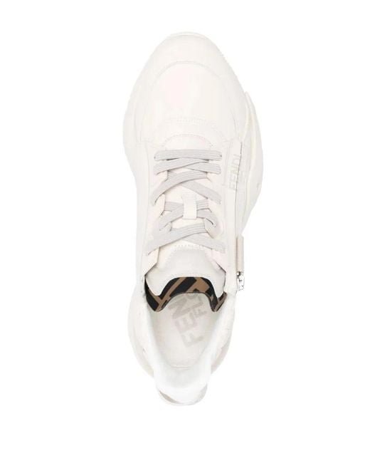 Fendi White Sneakers Low-Top Flow for men