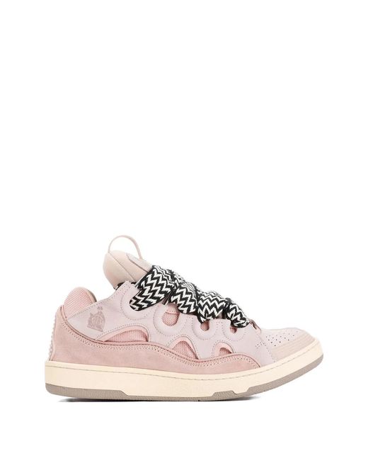Lanvin Pink Curb Sneakers
